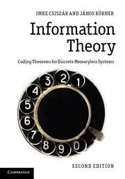 Information Theory book by I. Cziszár and J. Körner